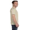 Hanes Men's TAGLESS ComfortSoft Crewneck T 4P_Sand_L view 4