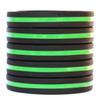 10 Adult and 90 Youth Thin Green Line Wristbands view 1