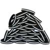 80 Adult and 20 Youth Thin White Line Wristbands view 1