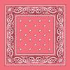 Pink Paisley Bandana - Single Piece 22x22 view 1
