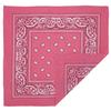 Pink Paisley Bandana - Single Piece 22x22 view 3