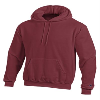 Champion Men's Double Dry Action Fleece Pullover Hood Maroon
