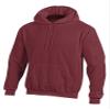 Champion Men's Double Dry Action Fleece Pullover Hood Maroon view 1