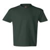 Hanes Authentic TAGLESS Boys' Cotton T-Shirt_Deep Forest_L view 1