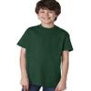 Hanes Authentic TAGLESS Boys' Cotton T-Shirt_Deep Forest_L view 2