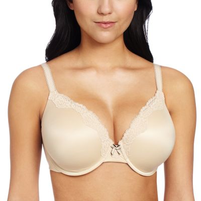 Maidenform Comfort Devotion Extra Coverage T-Shirt Bra_Latte Lift Black_36B