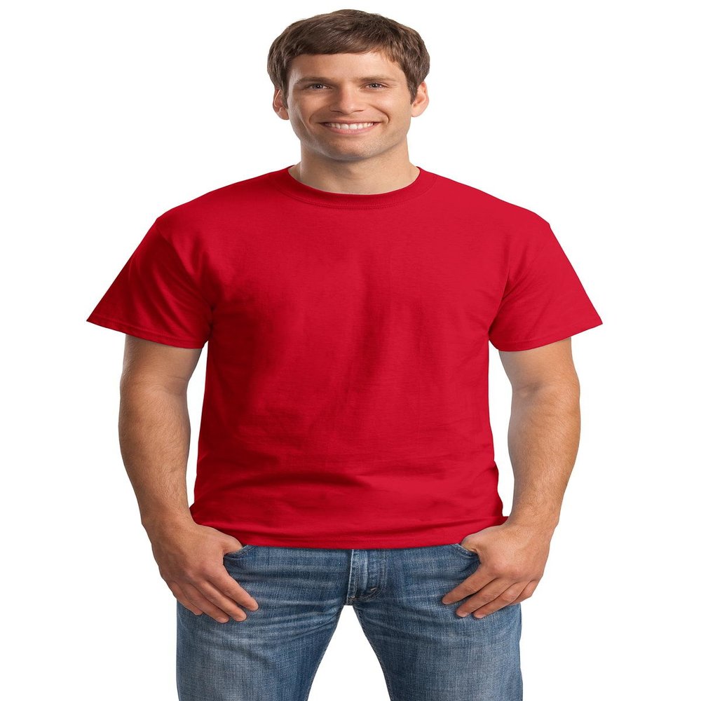 Hanes Beefy-T Adult Short-Sleeve T-Shirt_Deep Red_3XL