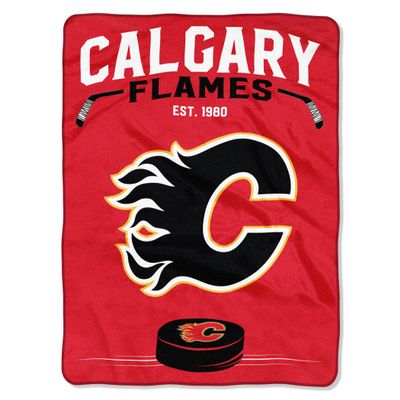 Northwest NHL Calgary Flames Unisex-Adult Raschel Throw Blanket, 60" x 80", Inspired