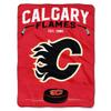 Northwest NHL Calgary Flames Unisex-Adult Raschel Throw Blanket, 60" x 80", Inspired view 1