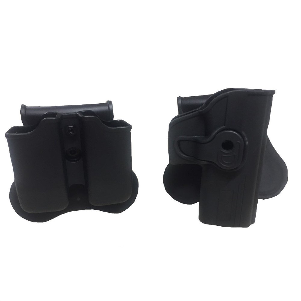 Double Magazine Paddle Holster/Pouch fits Glock 19, 17, 23, 32 and Glock Kydex Holster