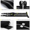 Fitgriff Wrist Wraps for Weightlifting (18") Heavy-Duty Support for Gym, Bench Press, and Pushups (1 Pair) - for Men and Women (Black/Grey) view 3