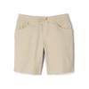 French Toast Girls' Pull-On Tie Front Stretch Twill Short, Khaki, 4T view 1