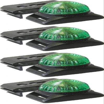 Adventure Lights Guardian Expedition LED Signal and Safety Light, Green (4-Pack)