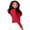 Adar Underscrubs for Women - Long Sleeve Underscrub Comfort Tee - 2900 - Red - XL view 3