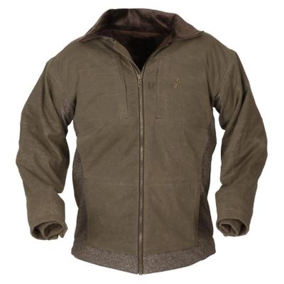 Avery Men's Heritage Collection Full-Zip Sweater  Windproof Softshell Fleece Sweater w/Cotton Exterior, M