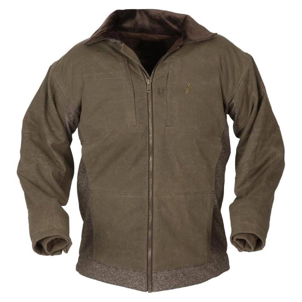 Avery Men's Heritage Collection Full-Zip Sweater  Windproof Softshell Fleece Sweater w/Cotton Exterior, M