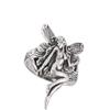 Oxidized Fairy Female Wings Ring New .925 Sterling Silver Band Size 6 view 2