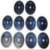 TDS 260 lb Premium Quality Virgin Pure Rubber Bumper Plate set consists of (2) each (10lb, 15lb, 25lb, 35lb & 45lb) without any steel plates inside. Specially designed for CrossFit workout and Fitness Training. view 1