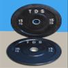 TDS 260 lb Premium Quality Virgin Pure Rubber Bumper Plate set consists of (2) each (10lb, 15lb, 25lb, 35lb & 45lb) without any steel plates inside. Specially designed for CrossFit workout and Fitness Training. view 3