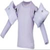 Otter Wings Kids Floaties (Water Wings) / UPF Swim Shirt Combo Swim Aid - Long Sleeve (Island Orchid, 2-4yrs) view 1