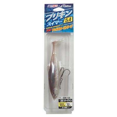 Owner Worm GN-13 Tin Swimmer 5.4" 137mm 1oz (28g) Spark Wine #28 31911 Lure