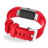 Annoda Soft Silicone Sport Replacement Strap Band for Fitbit Charge 2 Smart Watch(No Tracker, Only Bands) (L size, Red) view 3