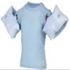 Otter Wings Kids Floaties (Water Wings) / UPF Swim Shirt Combo Swim Aid (Saltwater Blue, 2-4yrs) view 1
