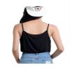 Legou Women's Plus Size Short Basic Essential Casual Cropped Camisole Royal Blue XXL view 4