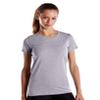 US Blanks Ladies' Made in USA Short Sleeve Crew T-Shirt L HEATHER GREY view 1