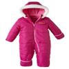 Pink Platinum Baby Girls Hooded Snowsuit Onesie Winter Bunting view 1