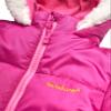 Pink Platinum Baby Girls Hooded Snowsuit Onesie Winter Bunting view 3
