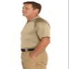 CornerStone Unisex Select Snag-Proof Tactical Polo | Short Sleeve, Casual Work Shirt for Men & Women, Mic Clips & Pen Pockets, Tan, Large view 2