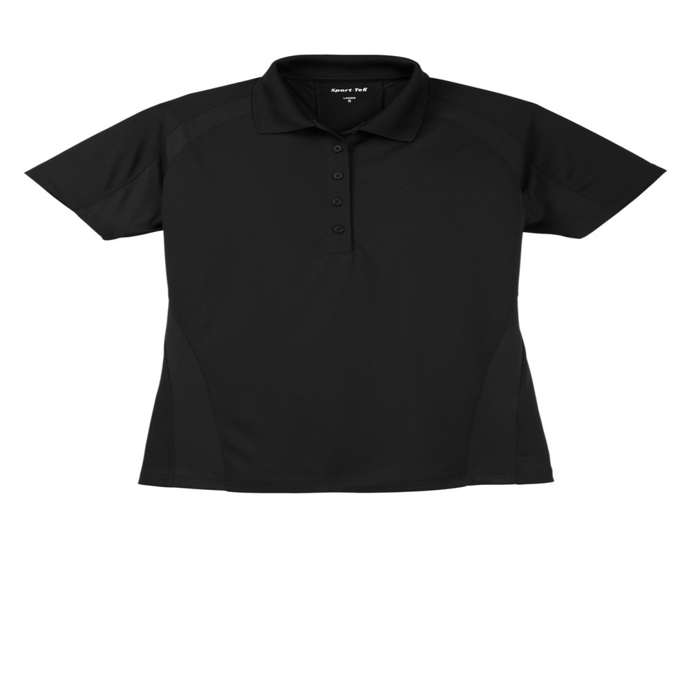 SPORT-TEK Women's Dri-Mesh Pro Polo Black