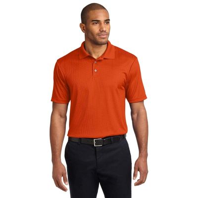 Port Authority Performance Fine Jacquard Polo Shirt True Navy