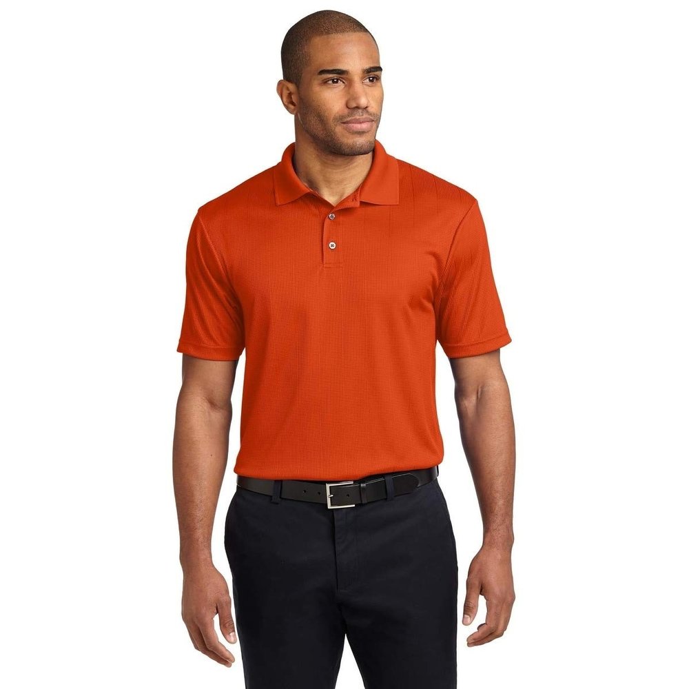 Port Authority Performance Fine Jacquard Polo Shirt True Navy