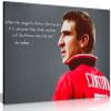 Eric Cantona Manchester United Sardines Quote Canvas Wall Art Picture Print (36x24in) view 1