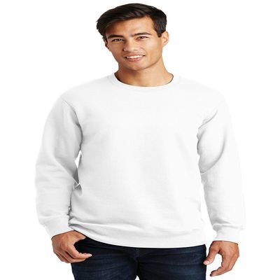 Port & Company Fan Favorite Fleece Crewneck Sweatshirt S White
