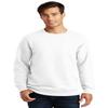 Port & Company Fan Favorite Fleece Crewneck Sweatshirt S White view 1