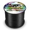 Ashconfish Braided Fishing Line- 4 Strands Super Strong PE Fishing Wire Heavy Tensile for Saltwater & Freshwater Fishing -Abrasion Resistant - Zero Stretch- 1000M/1093Yards 100LB Black view 1