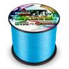 Ashconfish Braided Fishing Line-16 Strands Hollow Core Fishing Wire 1000M/1093Yards 90LB Abrasion Resistant Incredible Superline Zero Stretch Ultrathin Diameter Woven Thread Blue view 1