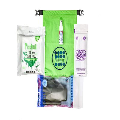 SHEWEE Car & Camp Pack -Reusable Pee Funnel  The Original Female Urination Device Since 1999! Quickly, Easily and Discreetly, Wee Standing Up Without Removing Clothing (NATO Green)