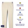French Toast Girls Pull On Skinny Fit Stretch with Elastic Waist and Pockets, Kids School Uniform Pants, Navy, 16.5 Plus view 3