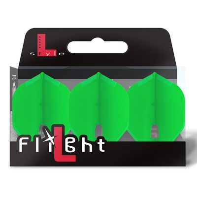 LSTYLE L1 Standard Dart Flights PRO Lime Green 1 Set Pre-Molded