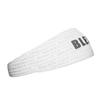 Unisex Headband/Sweatband. Best for Sports, Fitness, Working Out, Yoga. Tapered Design. (White Blessed) view 2