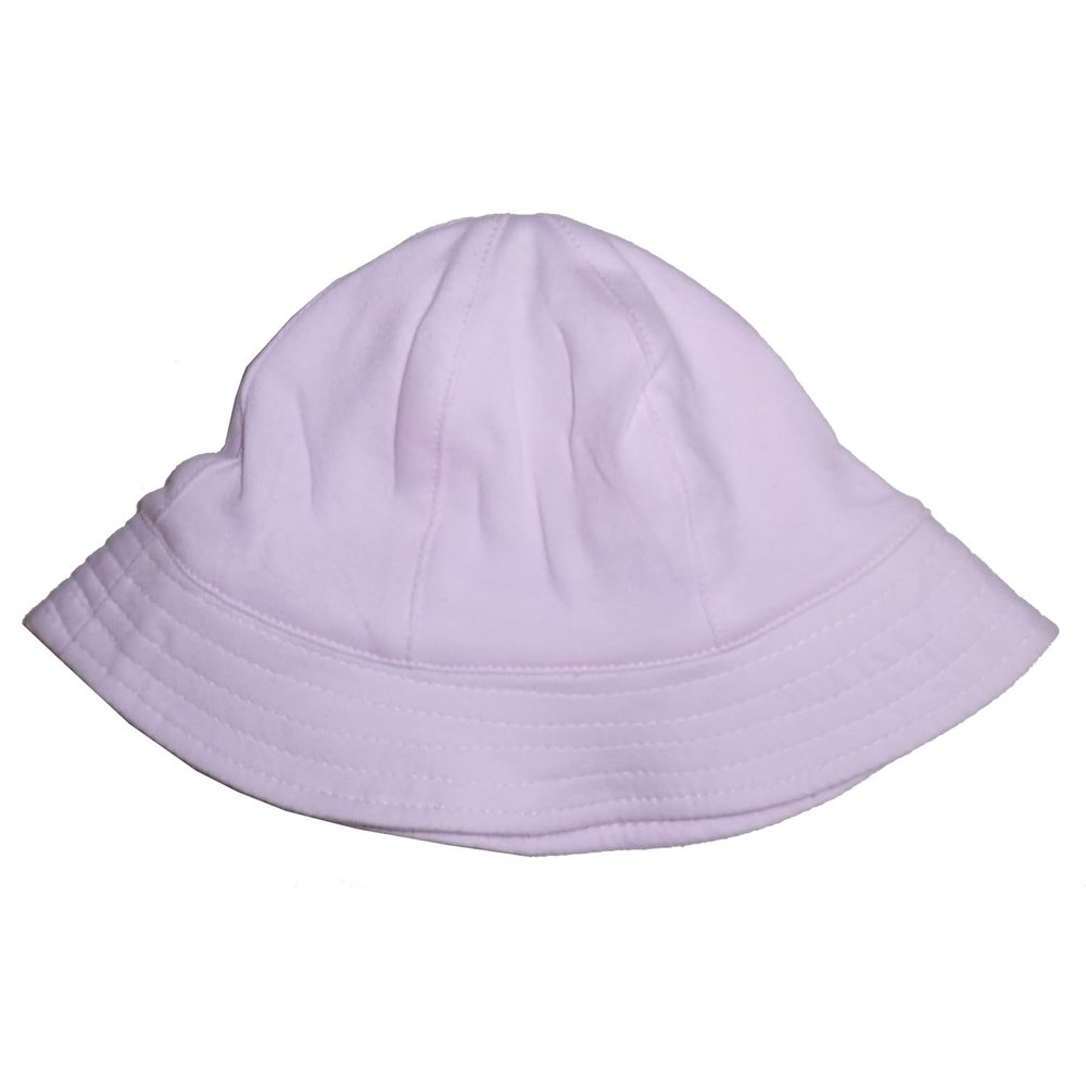 bambini 1140 Baby Unisex Cotton Interlock Snap Chin-Strap Sun Hat (12-18MO, Pink)