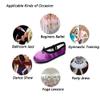 Ballet Shoes for Girls Toddler Purple Split Sole Satin Dance Slippers 3 M US Little Kid view 4