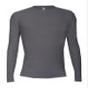 Badger Sports Pro Compression L/S Crew Graphite Small view 1