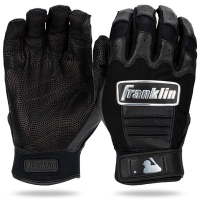 Franklin Sports CFX Pro Full Color Chrome Series Batting Gloves CFX Pro Full Color Chrome Batting Gloves, Black, Youth Medium