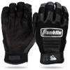Franklin Sports CFX Pro Full Color Chrome Series Batting Gloves CFX Pro Full Color Chrome Batting Gloves, Black, Youth Medium view 1