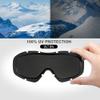 OutdoorMaster OTG Ski Goggles - Over Glasses Ski/Snowboard Goggles for Men, Women & Youth - 100% UV Protection (Black Frame + VLT 8% Black Lens) view 3